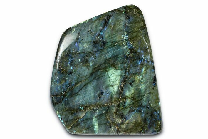Flashy Free-Standing Polished Labradorite - Madagascar #372809